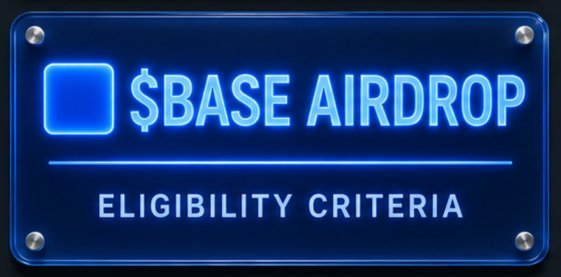 The image features a neon sign that reads "Base Airdrop" with a dollar sign below it. The sign also includes text stating "Eligibility Criteria", which suggests that there might be certain requirements or conditions for someone to be qualified for a Base Airdrop. This could include factors such as the number of hours spent on a particular project, the size of the project, or even the type of project being undertaken.

The image also contains a caption that reads "Focus on what is in the image and how it relates to the post", which implies that the viewer should pay attention to the details within the sign and consider its relevance to the context provided by the post.