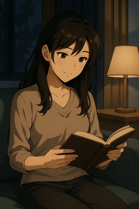 The image features a woman sitting down, reading a book with an open cover. She appears to be engrossed in her reading, possibly enjoying some quiet time or relaxing at home. The scene suggests that she might be spending leisurely hours indoors, which is consistent with the post's title "Not every project manages to keep users engaged long term". This implies that not all projects are successful in keeping users interested and engaged for an extended period of time.