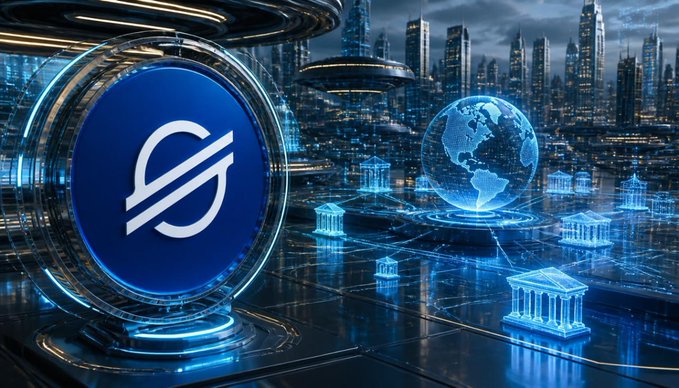 A glowing blue Stablecoin (S) logo and a holographic Earth float above a futuristic cityscape connected by neon network lines, with classical bank buildings linked into the digital grid. The image visually bridges traditional finance and global crypto infrastructure, echoing the post's message that real-world utility—not short-term price pumps—will drive the next wave of network adoption through stablecoins and real-world assets.