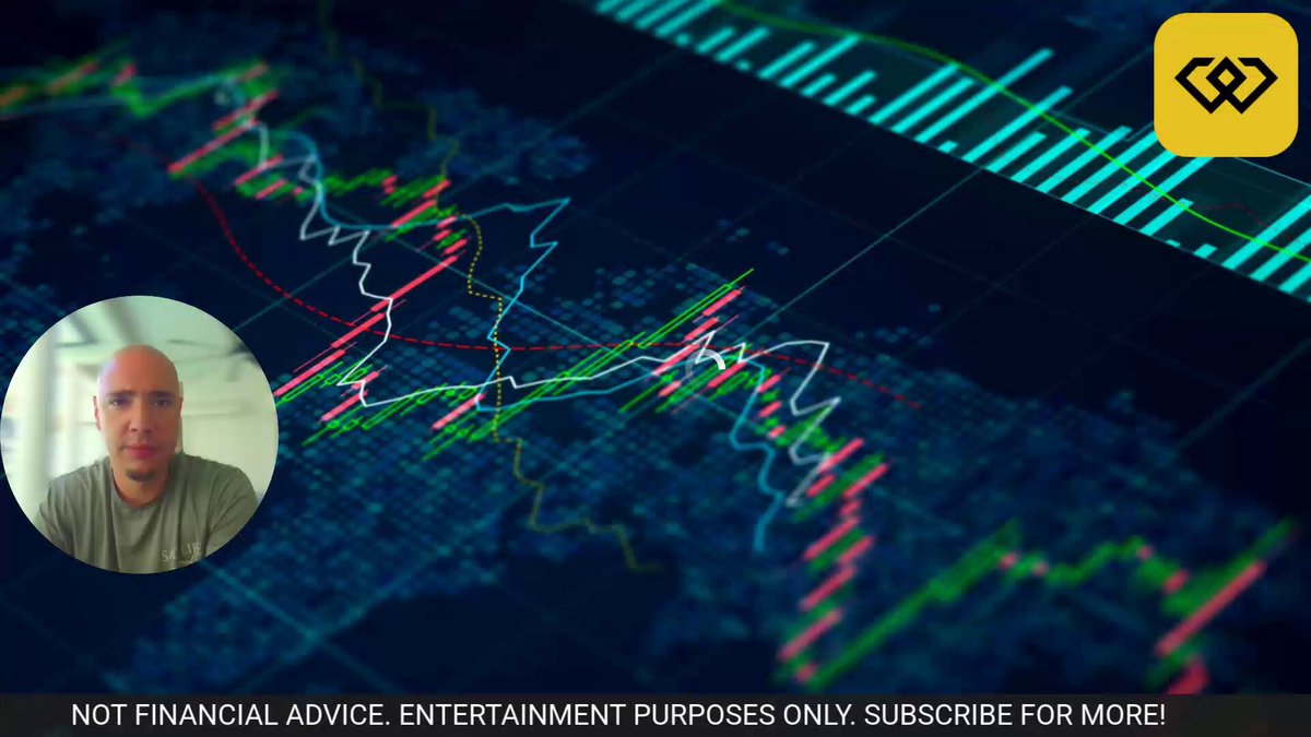 The image features a man's face, likely a male with glasses or a beard, sitting behind a computer screen displaying a graph that shows a downward trend in stock prices over time. The caption below the image reads "Is 2026 the year of Stellar XLM? Here are the biggest updates from the year so far and what has been happening in 2026 to position Stellar as one of the top crypto assets to own right now!".