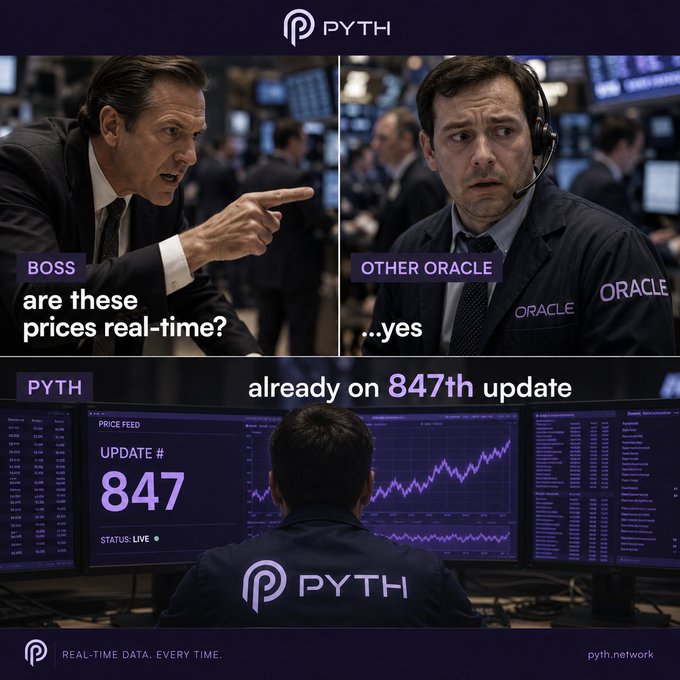 The image shows two men dressed in business suits, sitting at desks with computer monitors behind them, possibly working as financial analysts for a company like Oracle or another oracle service. The text overlay features an advertisement comparing the prices of real-time stock market data between Oracle and other stockbrokers on the PostgreSQL server.