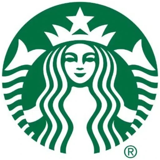 The classic green and white circular Starbucks logo featuring the siren with a crown and twin tails.