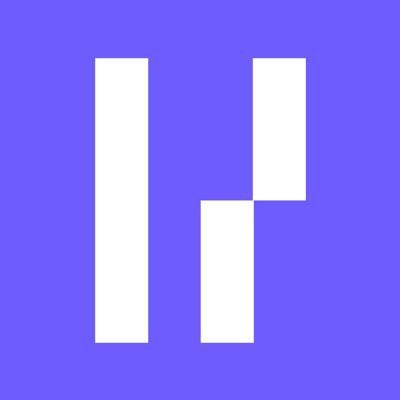 A minimalist graphic featuring white geometric rectangular bars on a purple/blue background, resembling a stylized chart or logo design. The image doesn't display any visible text, numbers, or tickers, and appears to be a generic abstract visual rather than containing specific information related to the post about $PERP trade farming on Monad.