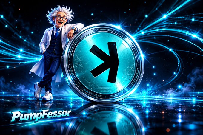 The image features a cartoon character dressed as a doctor standing next to a blue circular coin with an arrow pointing upwards. The caption below the image reads "I've always seen #Kaspa as more than just a fast PoW payment network. If Toccata delivers native programmability, ZK capabilities, smart contracts, and KRC-20 support", suggesting that the character is associated with the cryptocurrency project KAS.

The post also mentions that the coin has "focus on what is in the image and how it relates to the post". This implies that the image might be used as a visual representation of the content shared by the post, such as the cartoon character's association with the cryptocurrency project or its features.