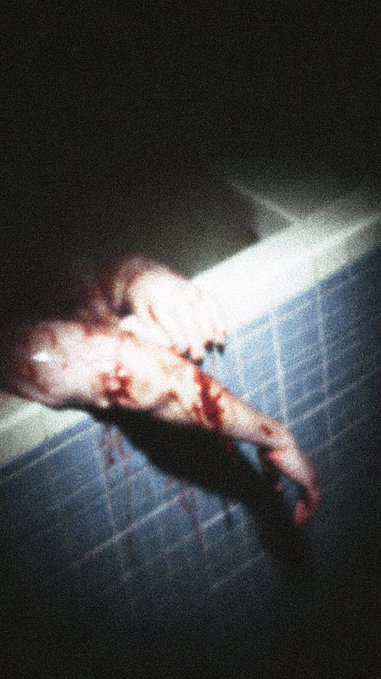 An abstract artwork depicting a bloody, dismembered limb is minted for long-term storage, reflecting a profound sentiment about dignity in defeat.