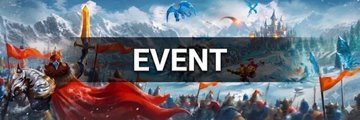 An artistic, painted-style image features the word 'EVENT' in large white text against a backdrop of blue, red, and white splashes.