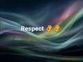 The image features the text "Respect" alongside three praying hands emojis (🙏🙏🙏), set against a dark, swirling aurora-like background of purples and greens. The respectful tone and emojis echo the post's excitement and reverence for the "X fam," showing high regard and anticipation as fans compare tonight's event to New Year's Eve.
