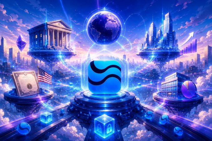 The image features an illustration of a cityscape with floating buildings and a globe at its center. The backdrop includes a blue sky filled with clouds and a sunset. In the foreground, there are several cubes scattered around, some of which appear to be made of blue glass or plastic. A large blue square is also present in the scene.

The image is related to the post because it features an illustration of a cityscape that represents the concept of "focus on what is in the image and how it relates to the post". The cubes scattered around symbolize the idea of simplifying one's life, while the globe at its center signifies the importance of global connections. Additionally, the blue square could represent a new beginning or a fresh start for those who choose to focus on simplicity and the present moment.