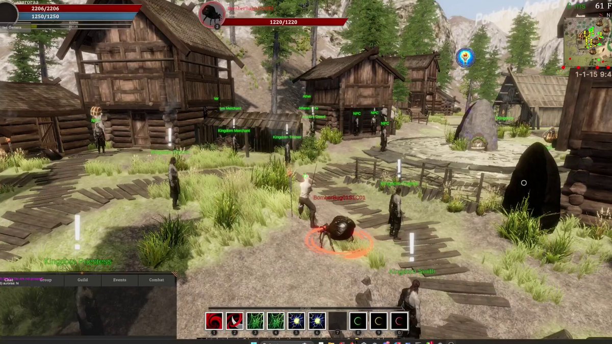 The image shows a video game scene with several people playing a roleplaying game (RPG) set in a village. The players are engaged in various activities such as fighting or exploring the area. There are also some characters interacting with each other, like a man holding a sword and another character with a shield. A small rock is visible near one of the players.

The post highlights that there's an AI agent in the game, which could be used for different purposes, such as enhancing gameplay or providing additional content to the player. The image also includes a screenshot of the game menu screen, showing options like "Hermes World" and "Focuses on AI Agent".