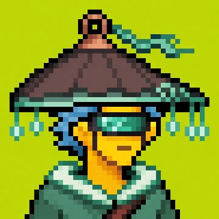 A pixel art character wearing a wide-brimmed straw hat with dangling beads and a green visor appears as a profile picture, representing the giveaway host for 10 guaranteed Robinhood "impz" spots, with the post outlining entry requirements including following @ImpzOnRobin and @supraevm, liking/retweeting, and commenting an EVM wallet address.