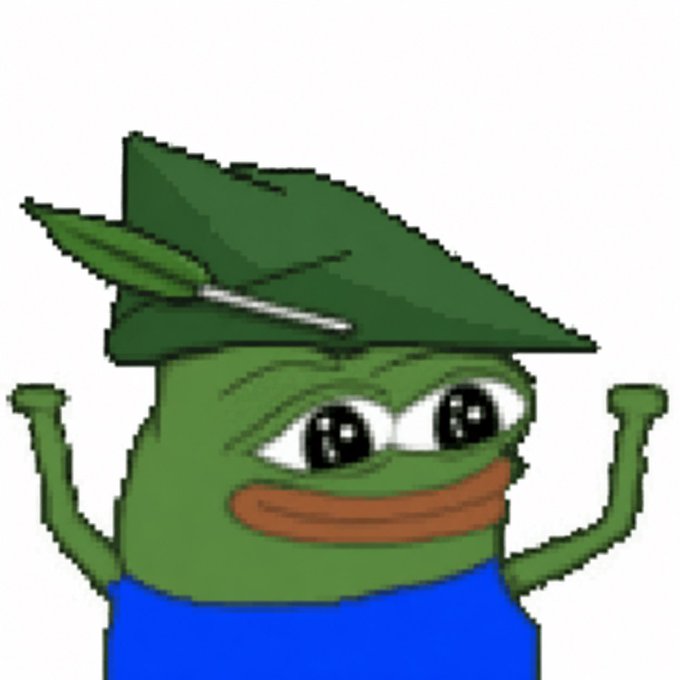 A pixelated Pepe the Frog meme character flexing his arms while wearing a green Robinhood-style hat, visually matching the post's description of a "Pepe Robinhood" memecoin that combines the iconic Pepe frog with Robinhood branding for potential viral appeal.
