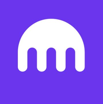 A white comb-shaped logo on a purple background sits above news that Kraken now permits tokenized stocks and ETFs to be used as collateral for leveraged crypto trading.