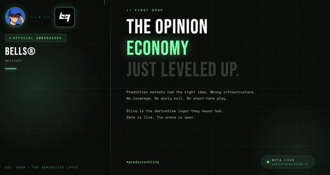 "The Opinion Economy Just Leveled Up."