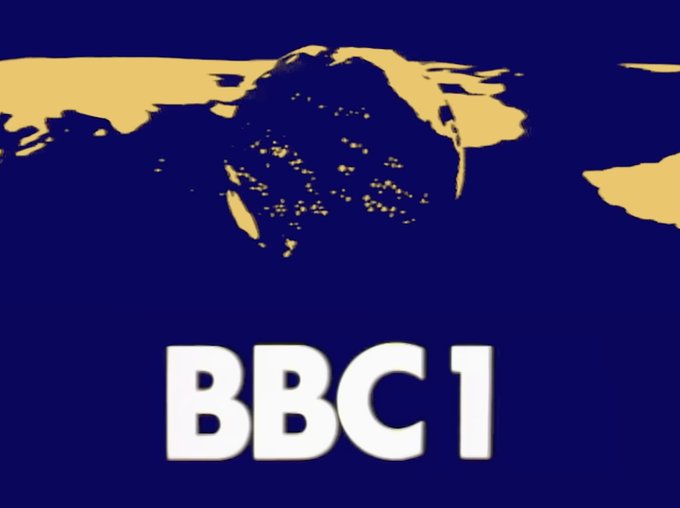 The classic BBC1 ident featuring a gold world map on a navy blue background with the white 'BBC1' logo, likely from a pre-2002 era broadcast.