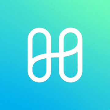 The image features the white stylized "H" logo of the Harmony (ONE) cryptocurrency on a blue-to-green gradient background, visually representing the project mentioned in the post about its blockchain rollback following a major token forgery attack.