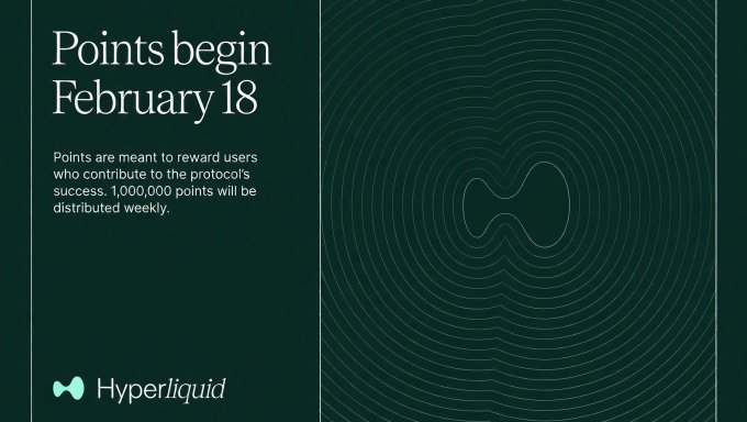 The image features a green square with white text that reads "points begin February 18". This suggests that there are points available for users who contribute to the project or meet certain requirements, possibly related to cryptocurrency mining or other blockchain-related activities. The phrase "season 3 would hit like crack right about now what if...? hyperliquid" is likely a reference to the popular game "Minecraft", which has been around since 2011 and was released in 2015.