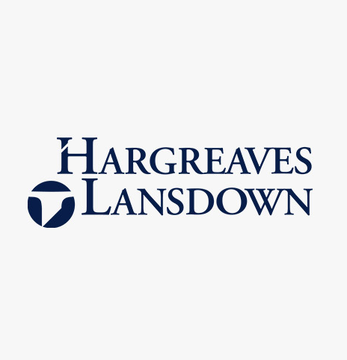The image displays the Hargreaves Lansdown logo in dark blue text alongside a circular emblem. The post indicates that this U.K. investment platform, which historically dismissed Bitcoin as an asset class, is now offering Bitcoin ETF access to its 2 million clients—marking a notable shift in institutional sentiment toward cryptocurrency.