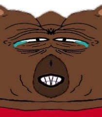 A drawing of a distressed or exasperated face with squinted eyes and gritted teeth, rendered in a simple cartoon style.