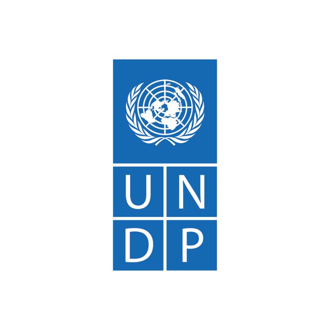 The image features a blue square with the words "UNDP" written in white letters, which stands out against a white background. The text "still really cool news today. more to come on the Cardano side." is also present within the frame. This combination of elements suggests that there might be an article or post related to the UNDP and its activities, possibly about recent developments or upcoming initiatives in the organization's fieldwork.