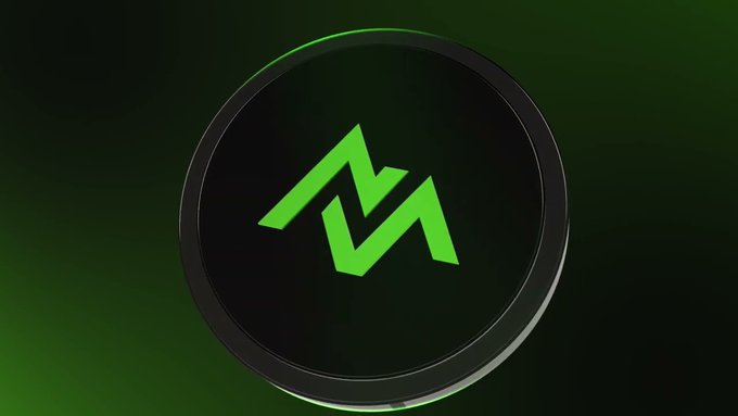 The image displays a glowing green "M" logo encased in a dark circular emblem against a gradient green background, representing the Mirex Network brand associated with the $MRX token and its confirmed TGE timeline update for September 1, 2026.