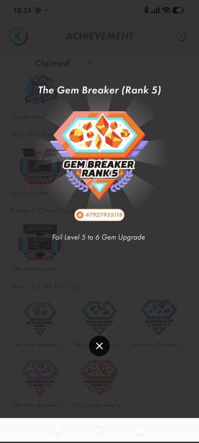 The image shows a phone screen with a message congratulating someone for achieving something, possibly a gaming achievement or a milestone in their life. The text "Congratulations #stepn" is visible at the top of the image, indicating that this accomplishment has been recognized by someone named Stepn.