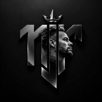 A monochromatic graphic features a side profile of Neymar Jr seamlessly integrated into the number "10," topped with a crown, symbolizing the launch of his personal token on the Solana blockchain this Thursday.