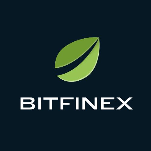 The image displays the Bitfinex logo, featuring a stylized green leaf design above the bold white text "BITFINEX" against a dark background. This branding corresponds to the announcement of Bitfinex Securities completing a record $50 million tokenized capital raise backed by nickel assets.