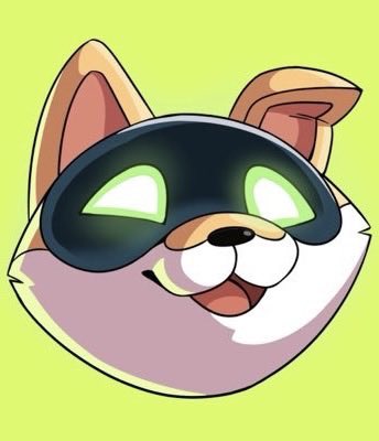 The illustration depicts a cartoon cat face wearing a glowing green-eyed black mask, symbolizing stealthy "AI" intelligence. The image cleverly ties into the headline by visualizing the concept of "super intelligence" through the masked feline, humorously illustrating the $AI token's dramatic 25% market cap drop following President Trump's announcement.