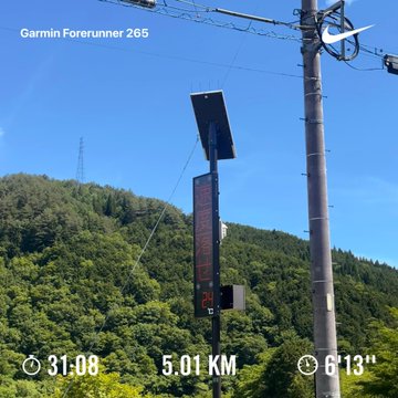 The image shows a street sign with a timer attached, displaying the time of 31:08. The sign also has a map of the area displayed below it. The surrounding environment includes trees and hills, suggesting that this location might be near a park or forested area.