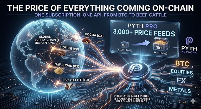 "gPyth I'm watching smart money shift capital toward soft commodities as global supply chains continue to disrupt in real-time my engineering team is actively utilizing the 4 new futures feeds live on @PythNetwork pro to build reactive trading engines for our users we went from".