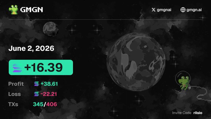 The image shows a screenshot of a webpage with black and green colors, possibly related to astronomy or space themes given its title. The text in the image reads "GGN", "X-GGN", "June 2, 2016" and "16.39". There is also information about how much someone can win by playing the game displayed on the screen. In addition to this, an advertisement for a website called " Twitch.tv/rilsiooooo".