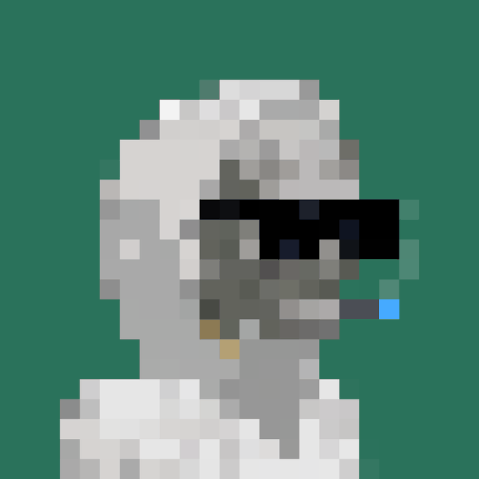 A low-quality, pixelated profile image of what appears to be a person wearing a white helmet and white outfit with a dark visor, set against a green background. The accompanying post's request for "Argos" to "report in" suggests this is meant to represent a ship or unit named Argos in a fleet.