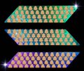 The image features a logo with three vertical lines, each adorned with small circles or dots of different colors - blue, green, purple, orange, pink, yellow, and white. The logo is set against a black background, which makes the colors stand out even more. Below the logo, there's text that reads "I Believe as well @solana @DocOnChainX @eagerbtc". This text seems to be related to the image or the post it appears in, possibly discussing the concept of decentralized finance (DeFi) and its connection to the Ethereum blockchain.