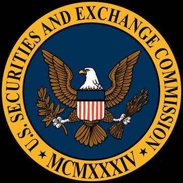 The image shows the official seal of the U.S. Securities and Exchange Commission, featuring a bald eagle with outstretched wings, a shield with red and white stripes, and the text "U.S. SECURITIES AND EXCHANGE COMMISSION" along with the Roman numeral "MCMXXXIV" (1934) at the bottom. The seal visually represents the regulatory body referenced in the post, which is preparing to consider new rules for crypto asset investment contracts.