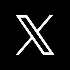 The image shows the white stylized "X" logo of the social media platform X (formerly Twitter) on a black background, directly representing the brand mentioned in the post about Elon Musk's vision to transform X into an "everything app" with the launch of X Money.