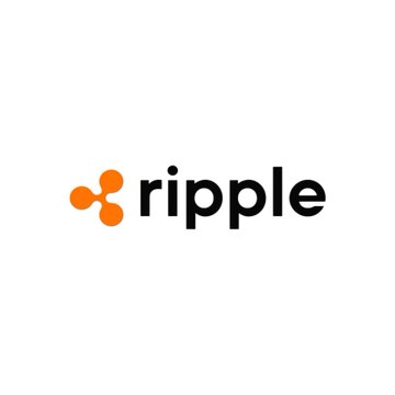 The Ripple logo is displayed, consisting of an orange abstract symbol next to the word 'ripple' in black lowercase letters on a white background.