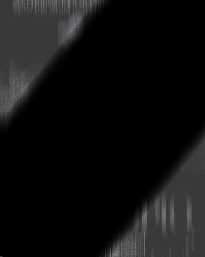 The image features a black square with a diagonal line running through it, which appears to be a window or screen. The background of the image is dark gray, providing contrast for the black square. There are no other objects or texts present in the image.