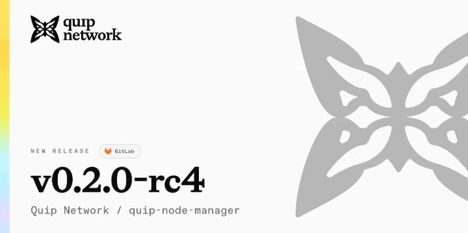 "The image features an advertisement about a new release for Quip Network's Wallet + Block Explorer. The focus should be on the content within the picture. This could include text describing the product, details of its functionalities or features, and possibly even some images related to it."