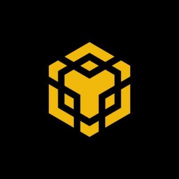 The Binance logo, a yellow geometric hexagonal "B" design on a black background, is displayed alongside the news about Binance users' crypto holdings, representing the platform where users have decreased their Ethereum and USDT balances while increasing Bitcoin holdings.