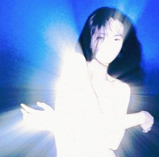 This abstract image with a woman in white against a blue background evokes the feeling of expansion and accessibility, aligning with the post's announcement of expanded EU and EEA access for $ASSET on Kraken Pro.