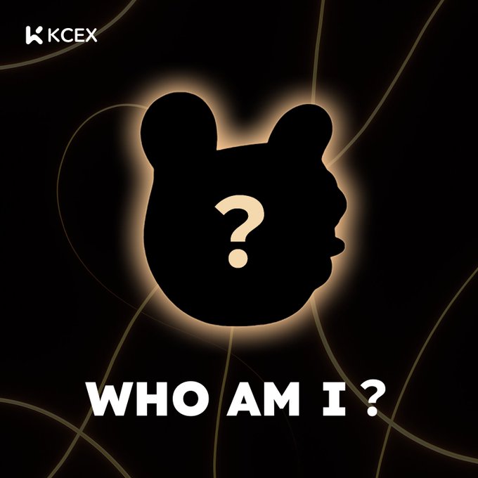 The image features a black background with a large, cartoon-like head of a bear sitting in the center. The text "Who am I?" is written above the bear's head, and there are two questions below it that read "Guess who I am? I don't bark. I don't meow. But I'm always on Base." This suggests that the image is related to a guessing game or a challenge where participants have to answer these questions correctly in order to win.