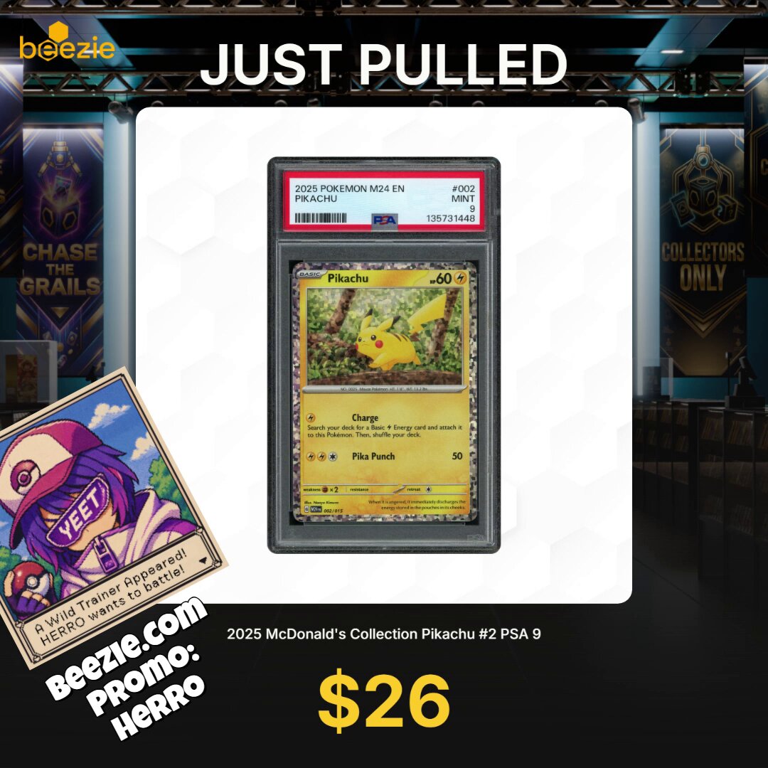 The image features a Pokémon card advertisement for Pokemon and offers a special promotion with a $26 discount. The poster encourages viewers to purchase a new Pokémon card, highlighting its value if they like Pokemon, which could be worth more than $26 depending on rarity or design. The text in the image seems unrelated to the post and primarily focuses on the offer, providing information about how to use the promotional code for a reduced price when purchasing a new card from the site.