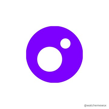 The purple Polymath (POLY) logo on a white background, watermarked with @watchmewsx.