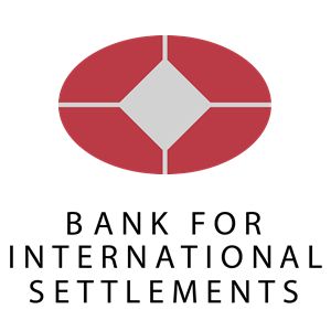 The image shows the logo and name of the Bank for International Settlements (BIS), the organization mentioned in the post as having released commentary critiquing stablecoins as money while acknowledging their potential impact on government borrowing and central banking.