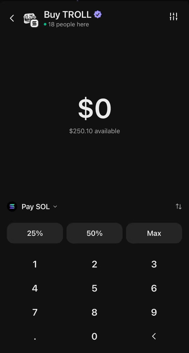 "I am a trading platform that lets you buy cheaper $troll coins with just 50% of the available price. This means that you get to pay half the original price but still have access to the coins, making them perfect for novice traders looking to get involved in the coin market without spending too much money."