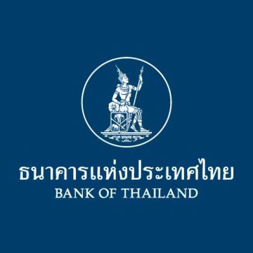 The image shows the Bank of Thailand's official logo, featuring a seated deity emblem within a circular border, along with the text "ธนาคารแห่งประเทศไทย" (Bank of Thailand in Thai) and "BANK OF THAILAND" in English. The logo visually represents the central bank issuing the statement about USDT scrutiny, lending official authority to the post's claims about USDT's 52% dominance in Thai digital asset trading and concerns over baht currency pressure.