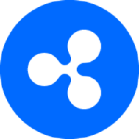The image shows the Ripple logo—a blue circular emblem with a white stylized "X" or ripple symbol inside. It visually represents Ripple, the company behind the $RLUSD stablecoin highlighted in the post celebrating its surpassing of the $2.5 billion market cap milestone.