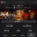 Dark screenshot showing what appears to be a sports betting or gaming interface with scores and odds.