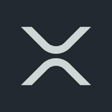 The image displays the XRP logo, featuring a stylized white "X" symbol on a dark navy background. This visual represents the XRP cryptocurrency, directly illustrating the post's reference to "The XRP Shift."