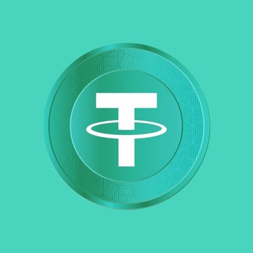 The image shows a logo for the cryptocurrency Tether. It features a circular design with a blue background and a white "T" at its center, which represents the currency. However, the value of Tether has been dropping significantly over the past few days, as indicated by the post in the accompanying paragraph. This could imply that there is less stablecoin liquidity available due to the currency losing in value rapidly. It may be a sign of market instability or an impending transition into other stables with more favorable conditions for token investors.